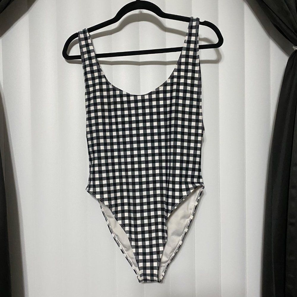 Forever 21 black/white high rise bikini